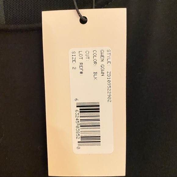 NEW Cinq a Sept “Gwen” long sleeve gown size 2 - Picture 5 of 8